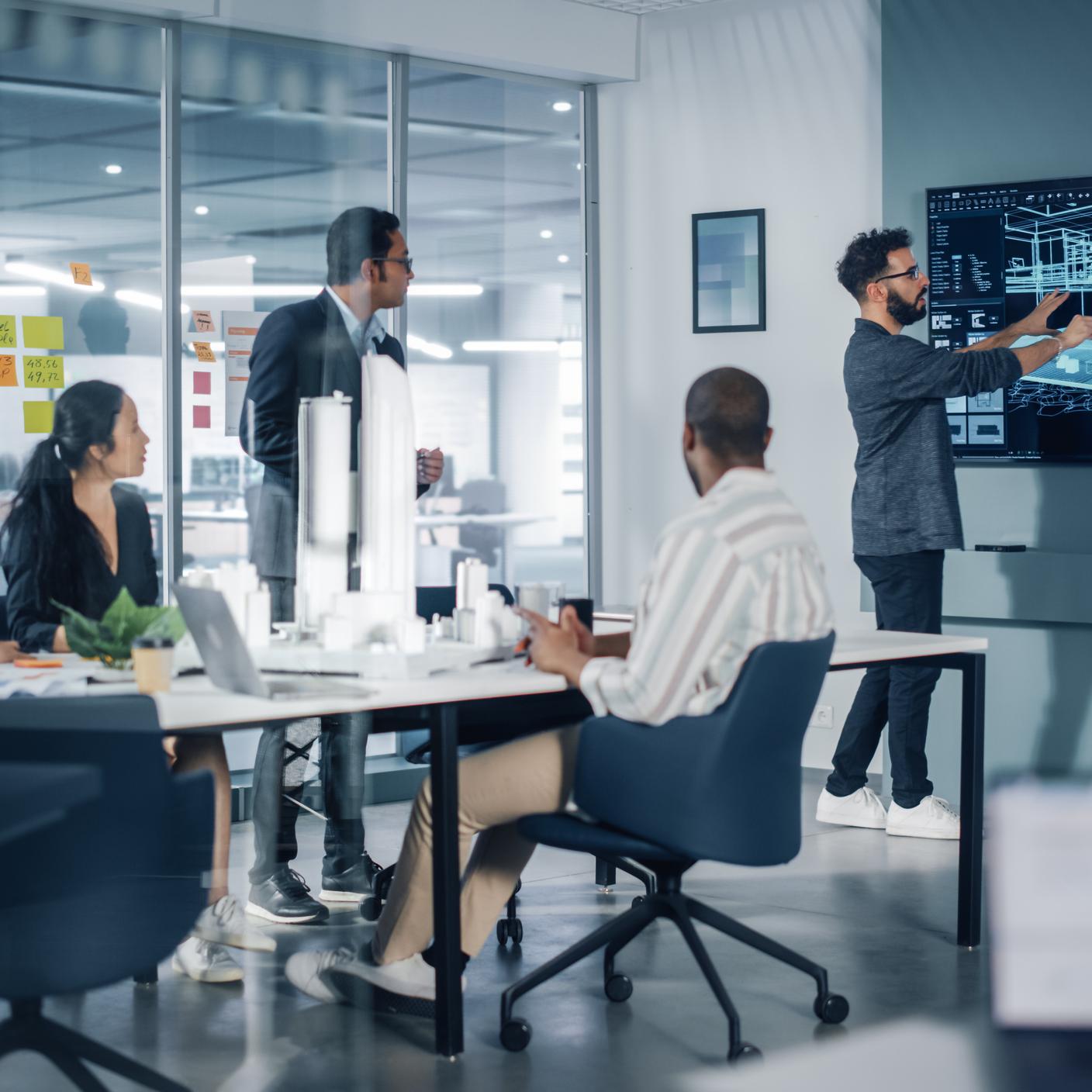 People in the meeting