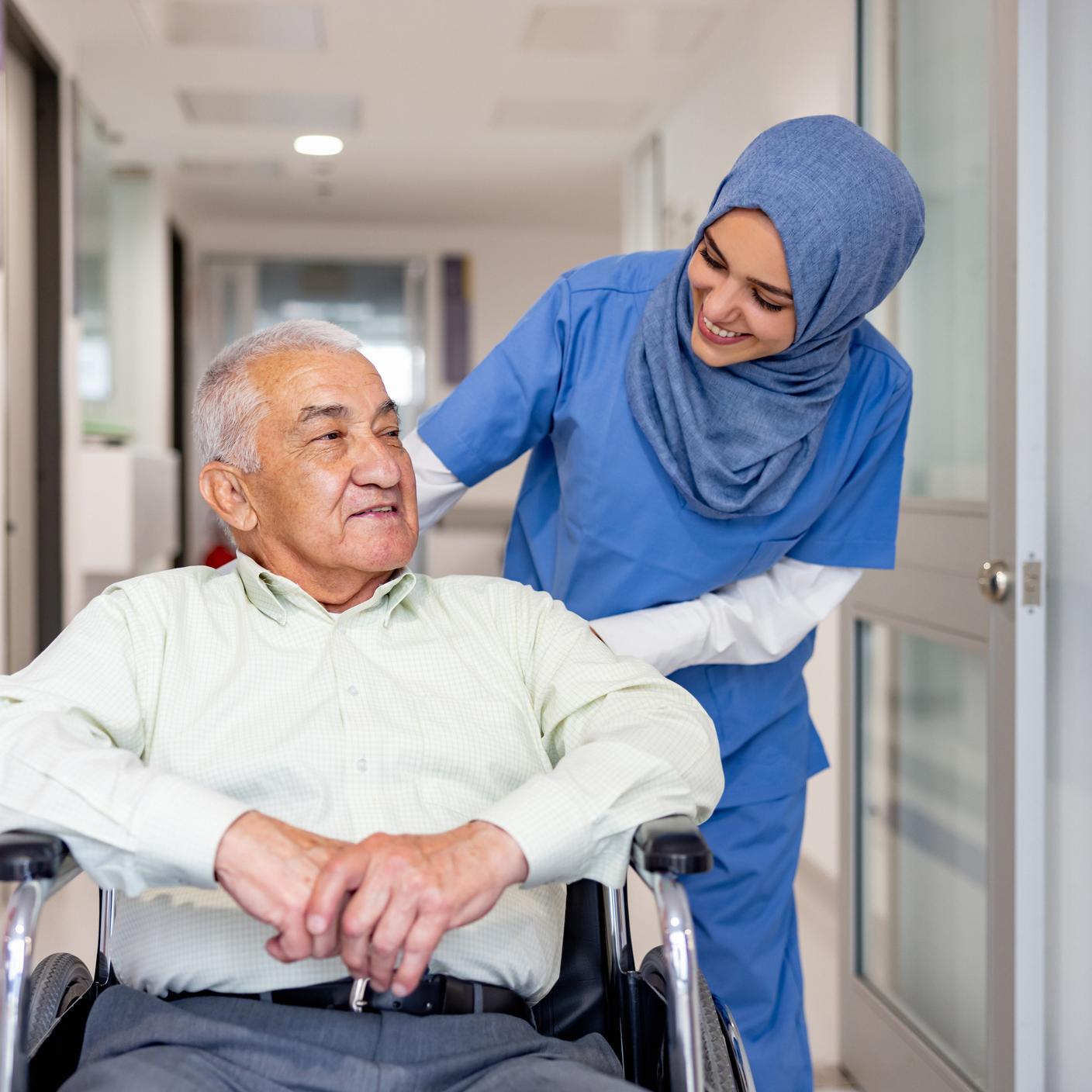 Arzt und Patient im Gespräch